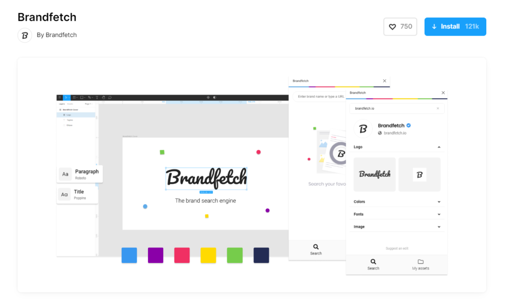 Brandfetch is Figma Plugins