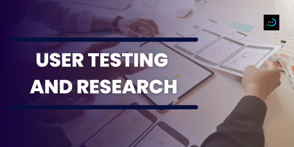 user testing and research